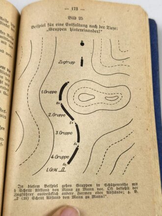 H.Dv. 130/2a "Ausbildungsvorschirft für die Infanterie Heft 2a Die Schützkompanie", 255 Seiten, datiert 1941, DIN A6