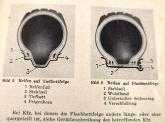 D 634/2 "Luftbereifung der Kraftfahrzeuge und Anhänger", datiert 1942, 24 Seiten, DIN A5