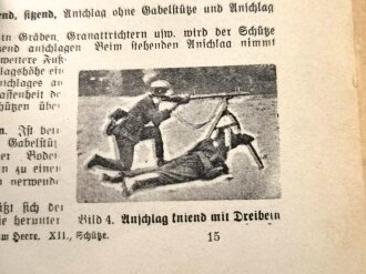 "Der Dienstunterricht im Heere - Ausgabe für den Schützen der Schützenkompaniet", Jahrgang 1940, 332 Seiten, DIN A5, gebraucht, Umschlag fast gelöst