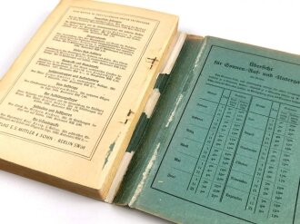 "Der Dienstunterricht im Heere - Ausgabe für den Schützen der Schützenkompaniet", Jahrgang 1940, 332 Seiten, DIN A5, gebraucht, Umschlag fast gelöst