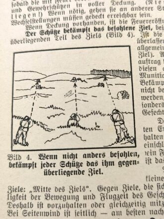 "Der Dienstunterricht im Heere - Ausgabe für den Schützen der Schützenkompaniet", Jahrgang 1940, 332 Seiten, DIN A5, gebraucht, Umschlag fast gelöst