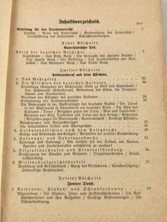 "Der Dienstunterricht im Heere  - Ausgabe für den Schützen der S.M.G.Schützen", Jahrgang 1937/38, ca. 350 Seiten, DIN A5, Umschlag gelöst