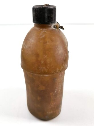 U.S. WWII Experimental Ethocellulose Plastic Canteen Dated 1943 By Gen Industries. Uncleaned, very hard to find