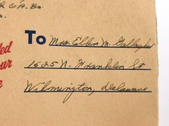 U.S. WWII, Pepsi Cola " recorded message from your man in service"  two 78 rpm single records in theit brown paper envelopes, including a shipping envelope