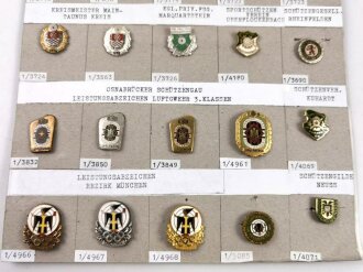 Deutschland nach 1945, Sammlung von 25 Stück Schützenabzeichen