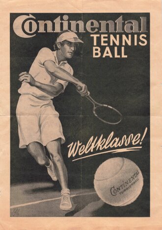 Spielplan NS Reichsbund für Leibesübungen, Fachamt Tennis, Länderkampf Deutschland - Ungarn vom 3. bis 5. Oktober 1941, DIN A4