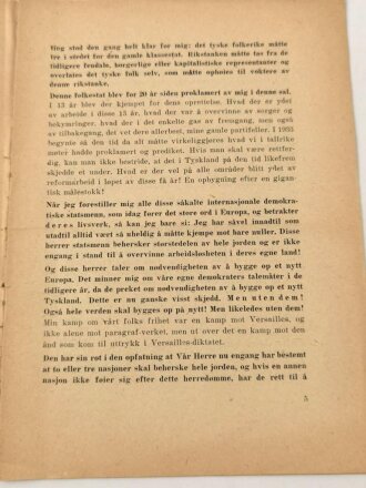 "Adolf Hitlers Rede in Münschen am 24. Februar 1940 anlässlich des 20-jährigen Gründungstages der Nationalsozialistischen Arbeiterpartei Deutschlands", norwegisch