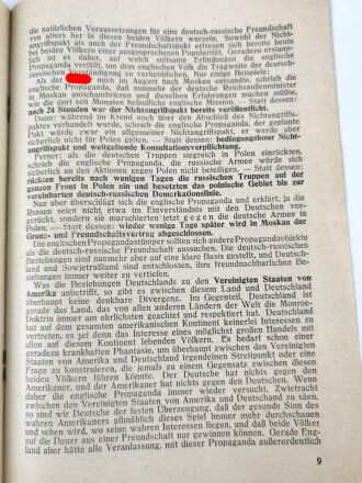 "Die Danziger Rede des Reichsaußenministers v. Ribbentrop am 24. Okotber 1939