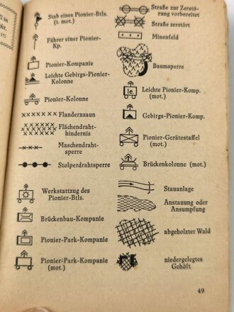 "Du und dein Heer" Taschenbuch für deutschen Jungen, datiert 1943, 83 Seiten DIN A6, Einband lose