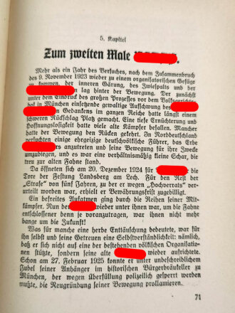 "Kampf um Deutschland Ein Lesebuch für die deutsche Jugend", 1939, 107 Seiten