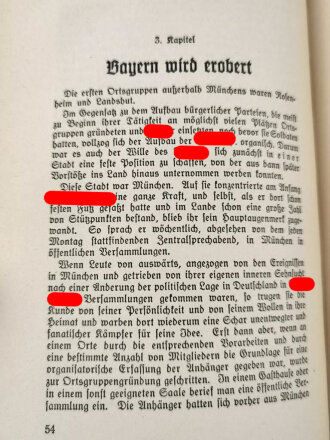 "Kampf um Deutschland Ein Lesebuch für die deutsche Jugend", 1939, 107 Seiten