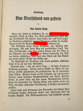 "Kampf um Deutschland Ein Lesebuch für die deutsche Jugend", 1939, 107 Seiten