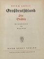 "Großdeutschland, Die Städte", datiert 1940, über DIN A4, 256 Seiten