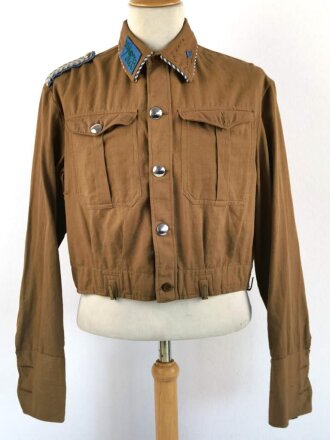 SA Dienstbluse für einen Angehörigen der Jäger Standarte 5 Bamberg (Gruppe Bayerische Ostmark). Die Effekten Originalvernäht