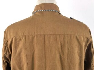 SA Dienstbluse für einen Angehörigen der Jäger Standarte 5 Bamberg (Gruppe Bayerische Ostmark). Die Effekten Originalvernäht