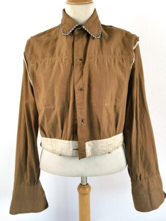 SA Dienstbluse für einen Angehörigen der Jäger Standarte 5 Bamberg (Gruppe Bayerische Ostmark). Die Effekten Originalvernäht