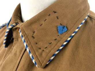 SA Dienstbluse für einen Angehörigen der Jäger Standarte 5 Bamberg (Gruppe Bayerische Ostmark). Die Effekten Originalvernäht