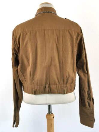 SA Dienstbluse für einen Angehörigen der Jäger Standarte 5 Bamberg (Gruppe Bayerische Ostmark). Die Effekten Originalvernäht