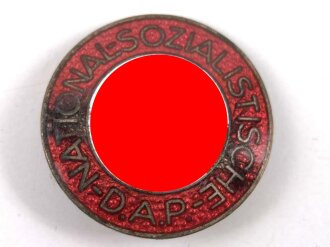 Mitgliedsabzeichen der NSDAP, emailliert, Rückseitig...