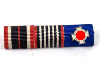 3er Bandspange mit Treudienst- Ehrenzeichen Auflage in...