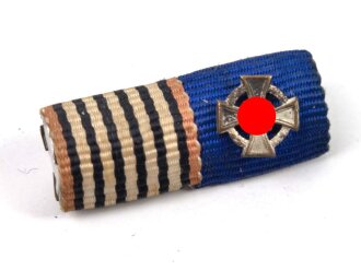 2er Bandspange mit Treudienst- Ehrenzeichen Auflage in...