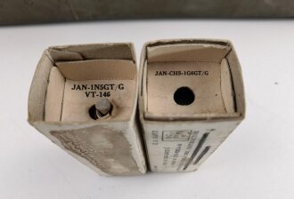 U.S. Army WWII Signal Corps Mine Detector Set SCR-625-C, dated 1944. Manual and Amplifier went wet at some point, otherwise in good condition. Original paint, not tested