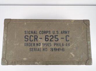 U.S. Army WWII Signal Corps Mine Detector Set SCR-625-C,...