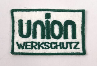 Ärmelabzeichen, Werkschutz der Firma Union Ingolstadt