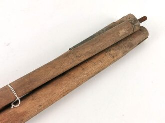 U.S. WWII dated folding tent pole. Uncleaned