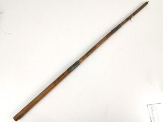 U.S. WWII dated folding tent pole. Uncleaned