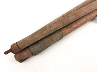 U.S. WWII dated folding tent pole. Uncleaned