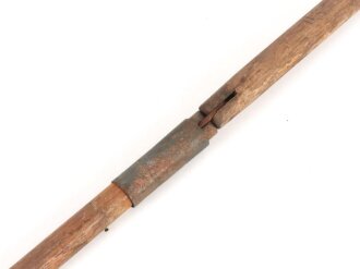 U.S. WWII dated folding tent pole. Uncleaned