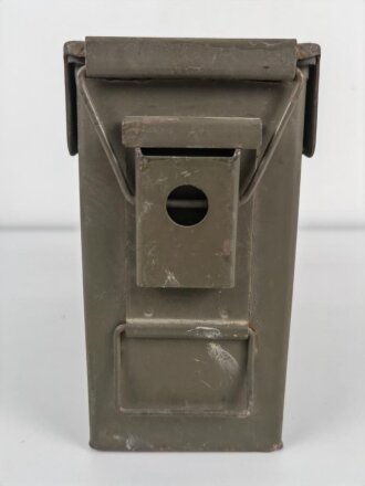 U.S. 1963 dated  Cal. 30 Ammunition box, original paint, uncleaned