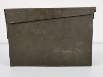 U.S. 1963 dated  Cal. 30 Ammunition box, original paint, uncleaned