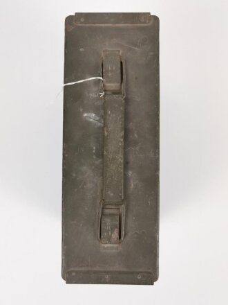 U.S. 1963 dated  Cal. 30 Ammunition box, original paint, uncleaned