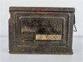 U.S. Cal. 30 Ammunition box, original paint, uncleaned, good condition. French paper label