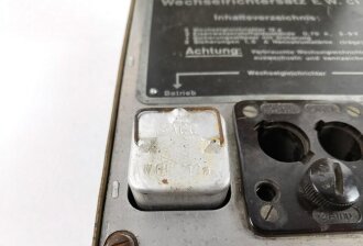 Wechselrichtersatz EW.c1 Baujahr 1945. Originallack, nicht komplett, Funktion nicht geprüft. Verwendet für Torn.E.b. in Fahrzeugen