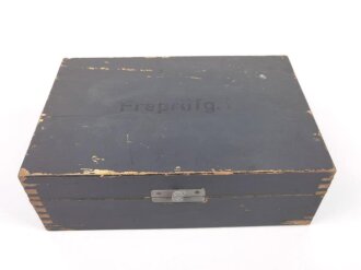 Frequenzprüfgerät i Wehrmacht. Sehr guter Zustand . Transportkasten in gutem Zustand, Originallack