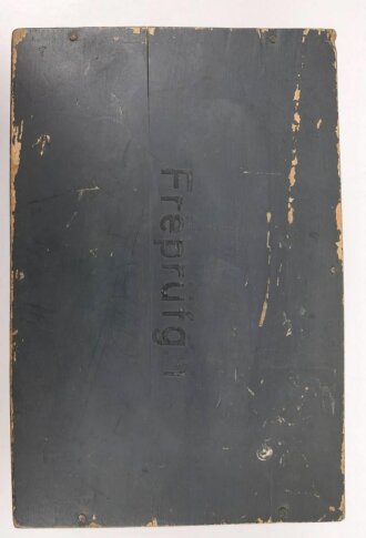 Frequenzprüfgerät i Wehrmacht. Sehr guter Zustand . Transportkasten in gutem Zustand, Originallack