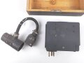 Frequenzprüfgerät i Wehrmacht. Sehr guter Zustand . Transportkasten in gutem Zustand, Originallack