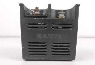 Künstliche Antenne K.A.100 b Wehrmacht, für 100 Watt-Sender a unter anderem in Panzerfahrzeugen verwendet. Originallack, Funktion nicht geprüft.