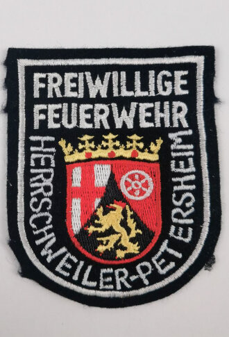 Ärmelabzeichen, Freiwillige Feuerwehr Herrschweiler- Petersheim
