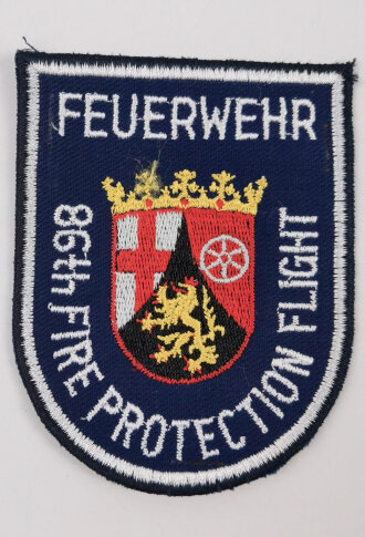 Ärmelabzeichen, Feuerwehr Rheinland Pfalz / U.S. Armee 86th Fire Protection Flight