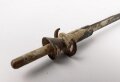 Bandantenne für Feldfunkgeräte der Wehrmacht, 72,5cm,  datiert 1943, originale Tarnlackierung Winter