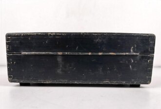 "Senderprüfer für Fernschreiber Ln 17023" Guter Zustand, Funktion nicht geprüft, im zugehörigen Transportkasten aus Holz, dieser original lackiert