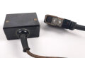 Anschlusskabel zum Brustmikrofon 33 der Wehrmacht. Datiert 19413, Funktion nicht geprüft