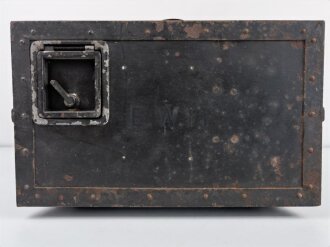 Gehäuse Empfänger-Wechselrichter E.W.f1 der Wehrmacht. Stromversorgung für den Empfänger des Funkgeräts 15. W.S.E.b. Originallack, ungereinigtes Stück