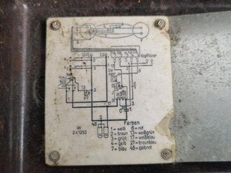 2 x Feldfernsprecher 33 Wehrmacht jeweils als Ersatzteilträger. Ungereinigt,  Funktion nicht geprüft