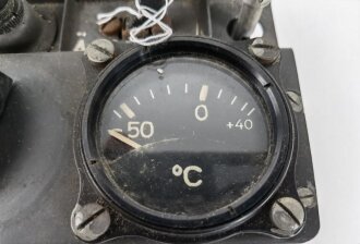 Temperaturprüftafel TP 203c für Hs293, Anforderzeichen 29077.1. Originallack, Funktion nicht geprüft
