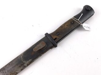 Seitengewehr M84/98 für K98 der Wehrmach, getragenes Stück
